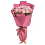 Букет из 15 фиолетовых роз (70см)